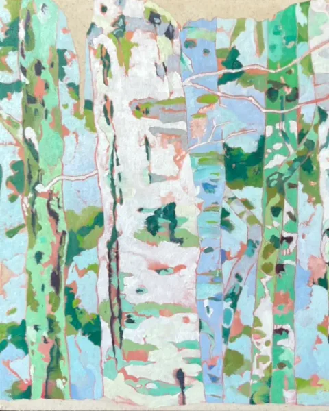奥山帆夏個展「少し遠い景色」（iwao gallery）